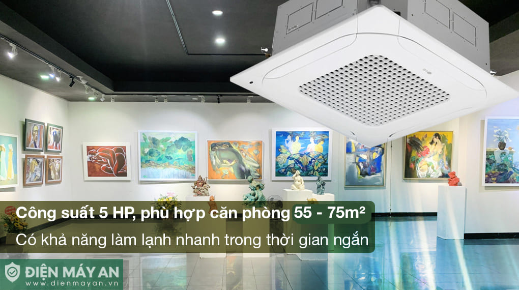 Điều hòa âm trần cassette LG Inverter 48000 BTU 3 pha ZTNQ48LMLA0